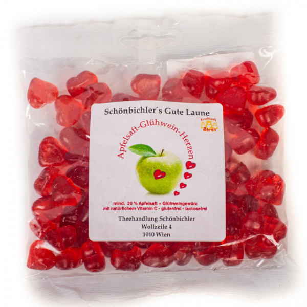 Schönbichler's Glühweinherzen Fruchtgummi (150g)