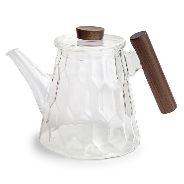 TeaLogic KNUT Kanne mit Holzgriff (1,2L)