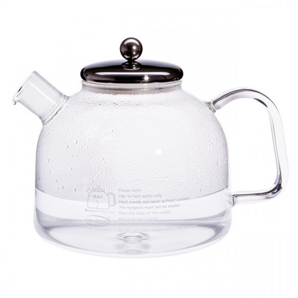 Trendglas CLASSIC Wasserkocher mit Edelstahldeckel (1,75L)