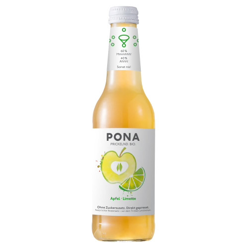 Pona Apfel-Limette (0,33L)