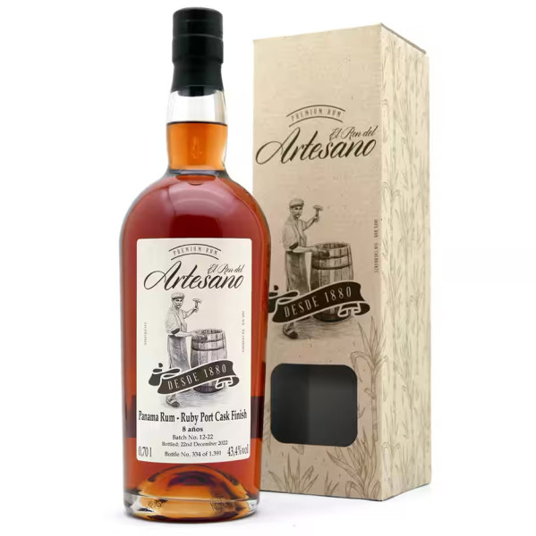 Ron Artesano Ruby Port Cask Finish 8 y.o.